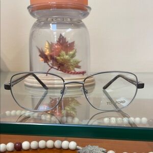 Tom Ford Metallic Gray Eyewear